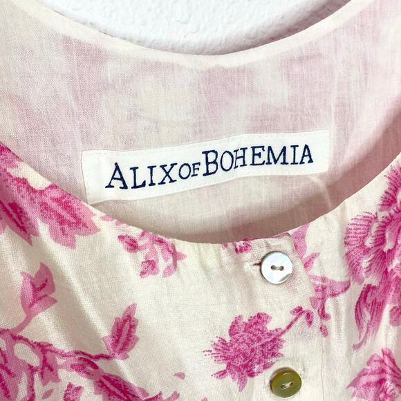 Alix Of Bohemia Ellah Baroque Beam Mini Dress In Pink XS NWT - Picture 6 of 8